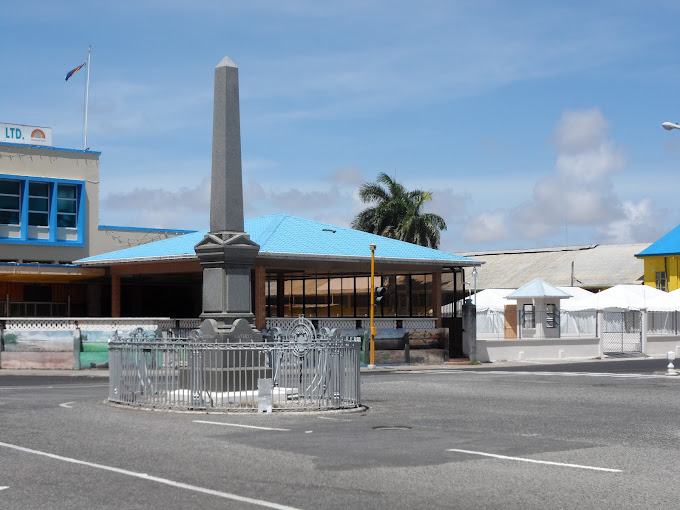 Georgetown Cenotaph war memorial honoring Guyanese soldiers