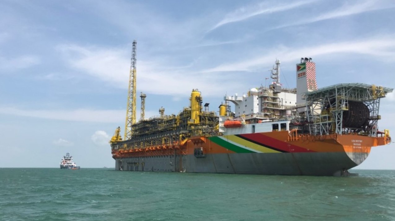 FPSO vessel operating in Guyana's offshore oil fields