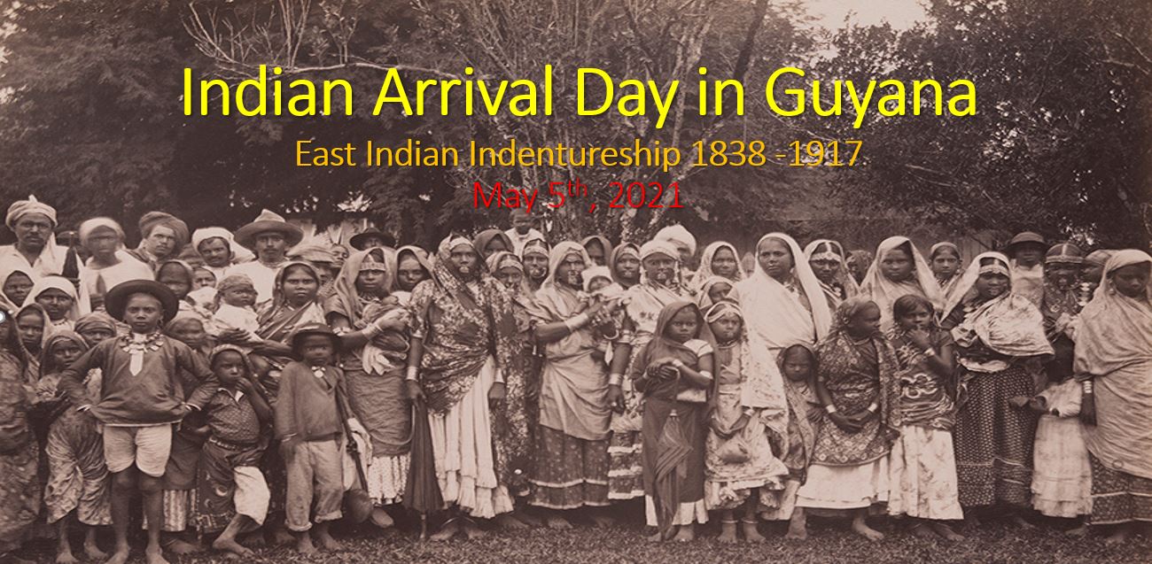 Indian Arrival Day monument commemorating indentured laborers in Guyana