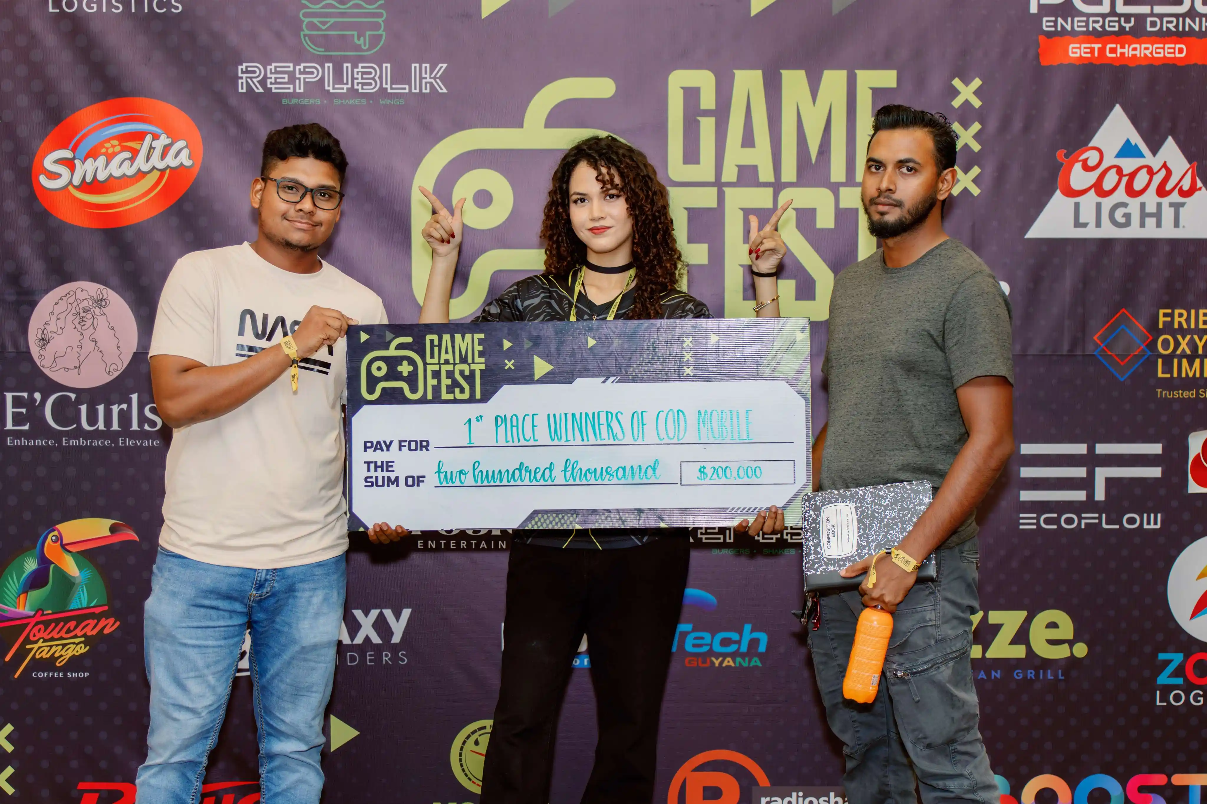 Joel Boodram & Randy Ramsewack — COD Mobile Champions at GameFest 2025