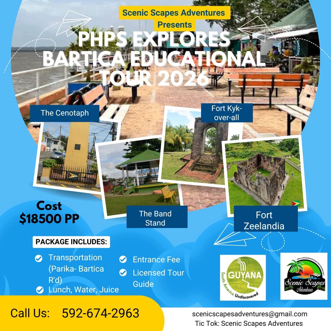 PHPS Explores Bartica — Educational Tour 2026, $18,500 GYD pp