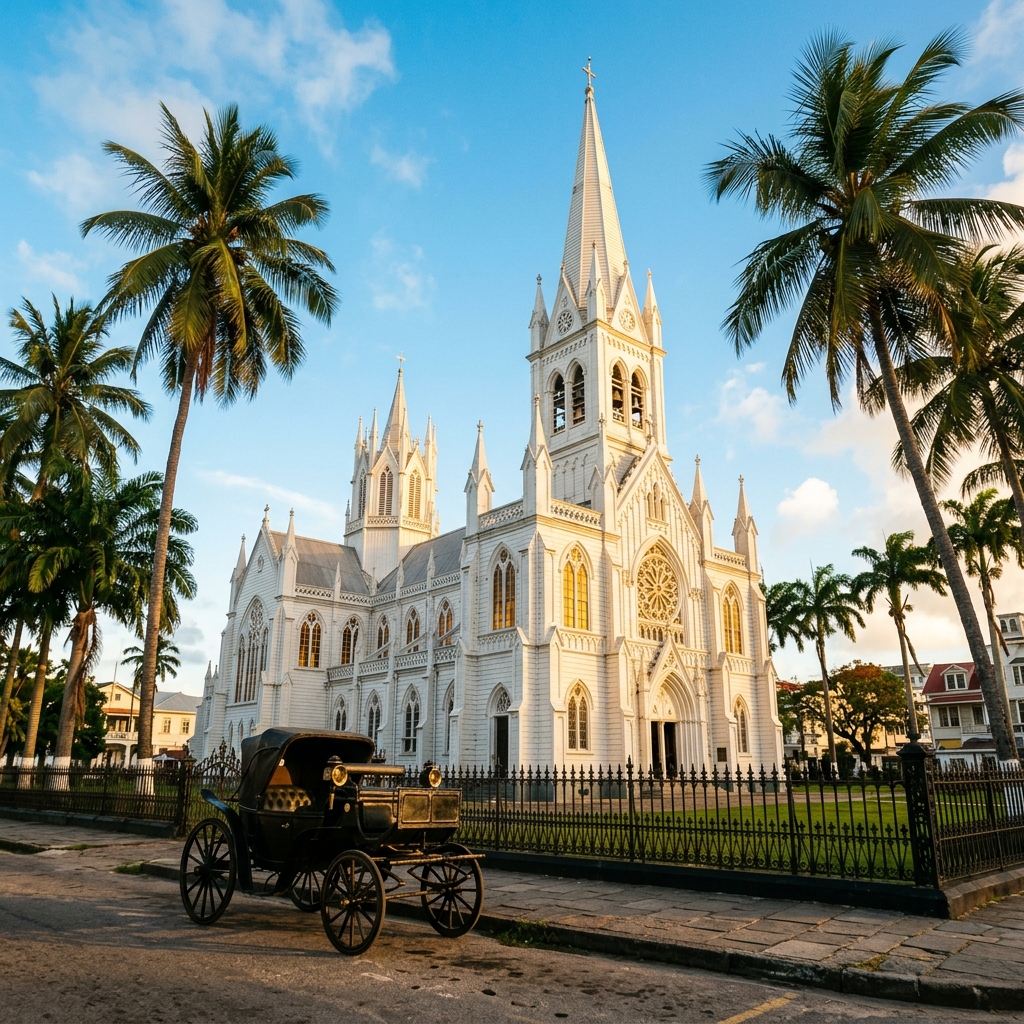St. George's Cathedral, Georgetown — one of the world's tallest wooden churches