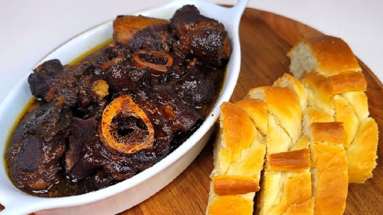 Traditional Guyanese pepperpot stew, the national dish